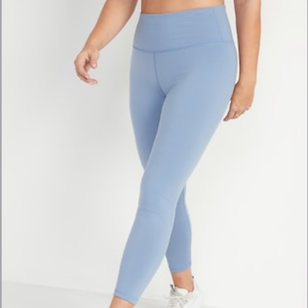 Old Navy Active PowerPress High-Rise Leggings 7/8 Length Size Medium